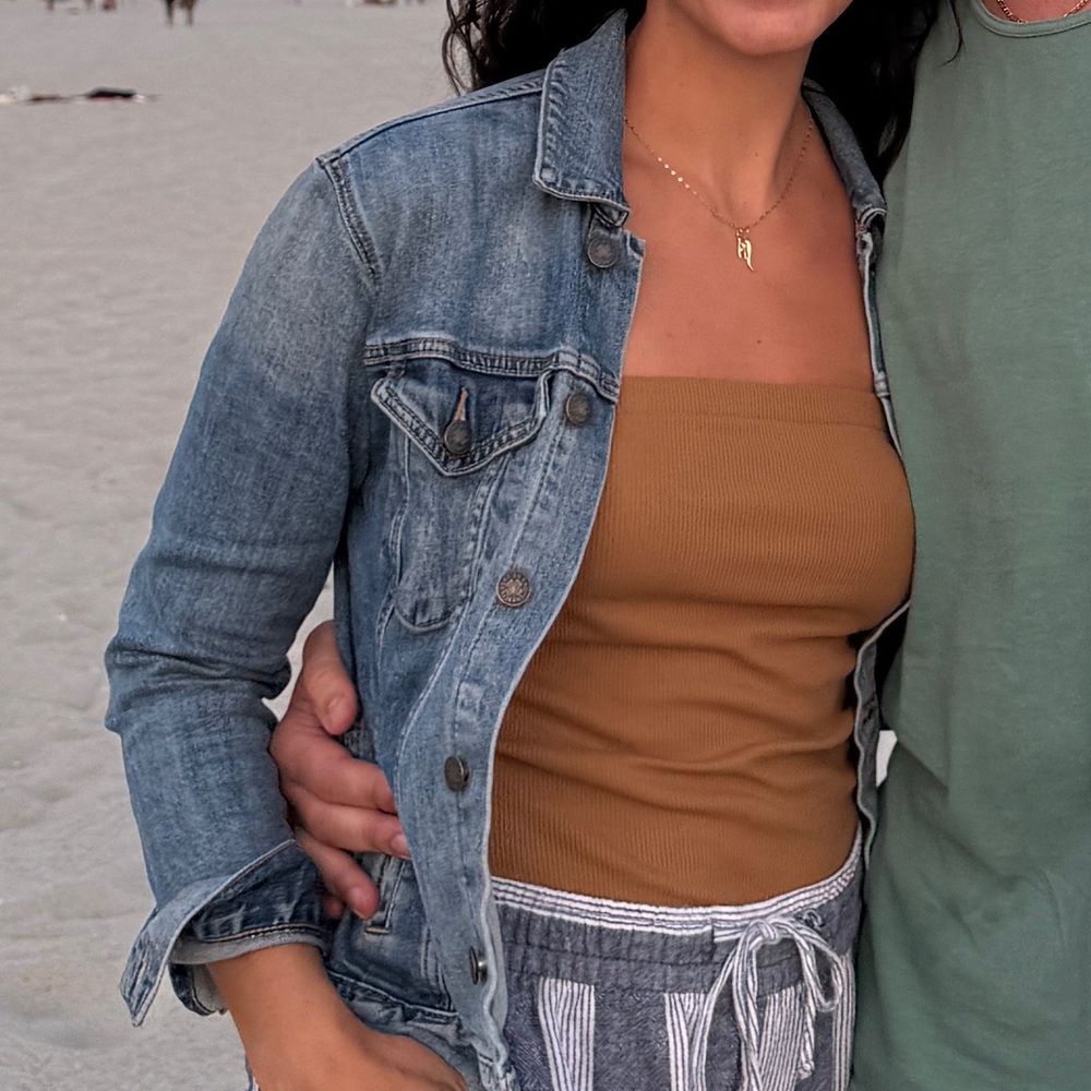 Lucky Brand Blue Denim Jacket - Picture 6 of 9